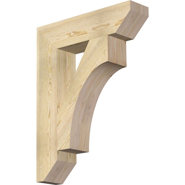 Ekena Millwork Westlake Slat Rough Sawn Bracket, Douglas Fir, 6"W x 26"D x 34"H BKT06X26X34WTL06RDF - main